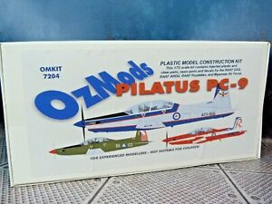 OzMods 1/72 Pilatus PC-9 RAAF and Myanmar AF decal, plastic model Kit OMKIT7204