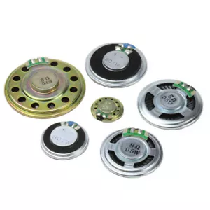 8 Ohm Kleine Lautsprecher 0.25W/0.5/1/2W Runde Lautsprecher Lautsprecher 20-50mm - Picture 1 of 9