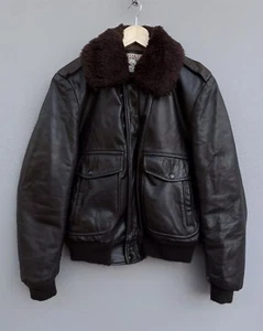 Rare VTG 60's SPITFIRE Type A2 Pilot Leather Bomber Jacket Talon Zipper Size 34 - Picture 1 of 12