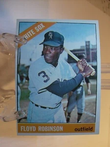 1966 Topps Baseball  #8 - Floyd Robinson - Chicago White Sox  66-022 - Picture 1 of 2