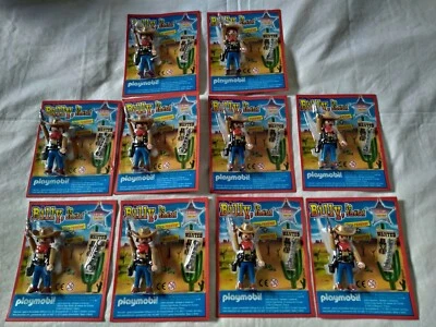 PLAYMOBIL BILLY Le Shérif ensemble de 10 personnages - Photo 1/2
