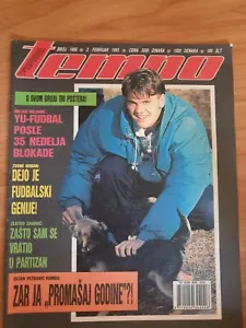 magazine TEMPO #1406 1993 Dejan Petkovic, Michael Laudrup Pancev Monika Seles YU - Picture 1 of 5