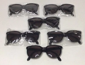 Gafas de sol juveniles de plástico negro 5 selladas 1 juego abierto de 6 - Imagen 1 de 17