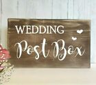 Wedding Sign Rustic Post Box Sign Large Wooden Wedding Venue Table Decoration 