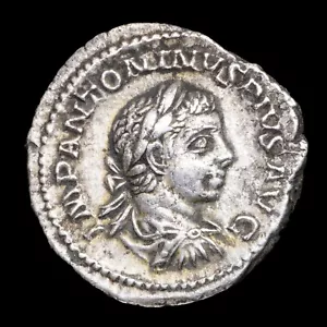 Elagabalus Ar Denarius - PM TRP IIII COS III PP - 20 mm / 3.67 gr. - Picture 1 of 3
