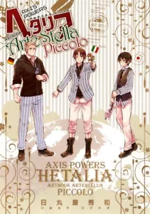 HETALIA Axis Powers Artbook ArteStella Piccolo / Hidekaz Himaruya - Picture 1 of 8