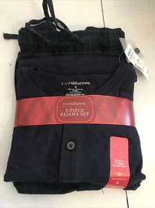 Croft & Barrow Men's Pants Sleep Set Size Small Navy Retails$40(tw-229) - Picture 1 of 6