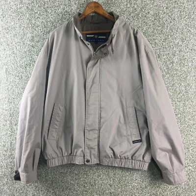 Chaqueta Members Only Para Hombre Grande Beige Mariner Manga Larga A Presión Cremallera Completa Informal Foto 1 de 4