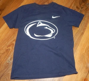 *YOUTH SIZE 5 NIKE "THE NIKE TEE" BRAND PENN STATE GRAPHIC TEE-NAVY BLUE-EXC-A14 - Picture 1 of 4