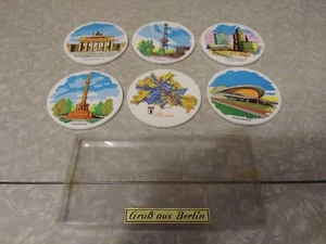 Berlin Germany Souvenir Landmark Coasters. Set of six. - Picture 1 of 10