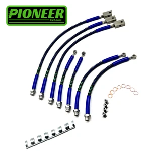 Braided Brake Lines For Nissan Patrol GR/GU Y61 2000-2009 ABS - Picture 1 of 1