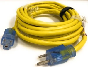 Prime 25 ft Wire & Cable Heavy Duty Extension Cords 12/3 SJTW 15A EC511825 Newww - Picture 1 of 7