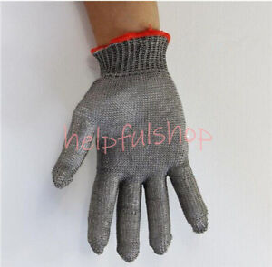 Metal Mesh Quality Stainless Steel Butcher Cut Proof Protect Resistant Glove