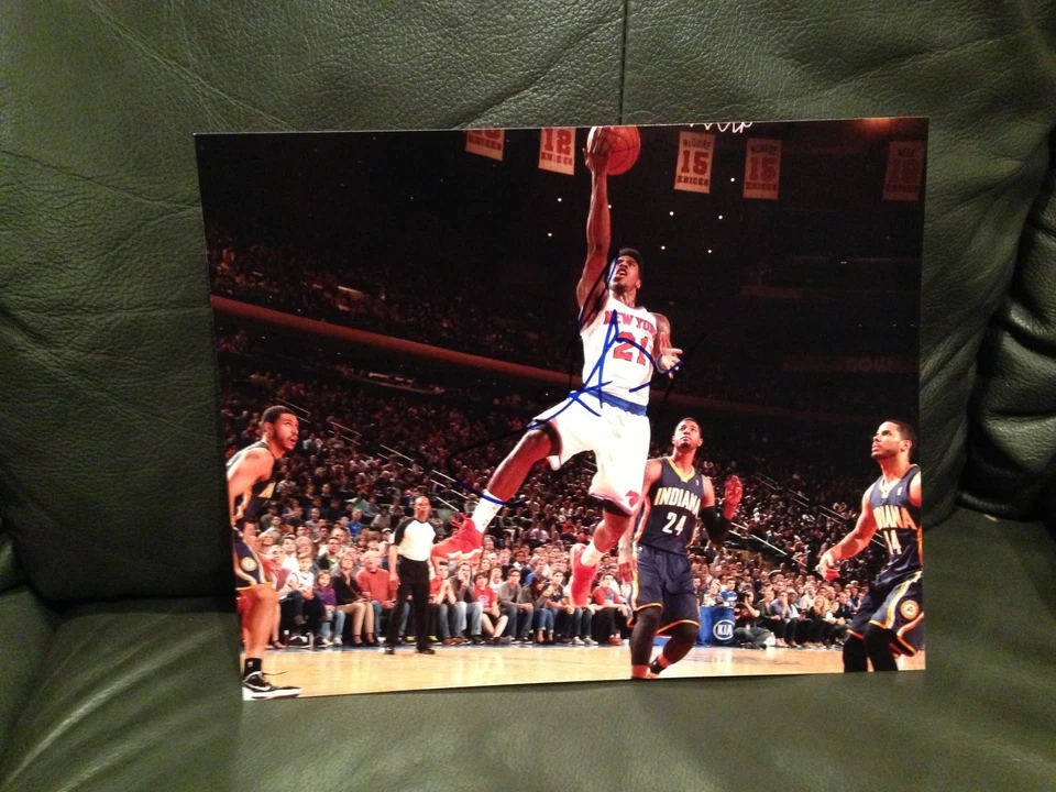 FOTO FIRMADA POR IMAN SHUMPERT AUTO 8X10 BALONCESTO NEW YORK KNICKS CERTIFICADO DE AUTENTICIDAD WOW-7 Foto 1 de 1