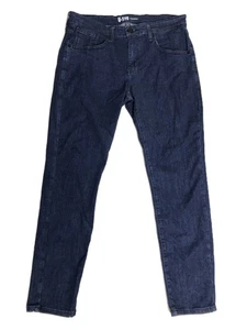 Neu ohne Etikett Under 510 U-510 Kingston blaue Herrenjeans 32 x 28 Stretch 5 Taschen spitz zulaufend - Bild 1 von 12