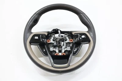 2020 - 2024 LINCOLN AVIATOR STEERING WHEEL W/ SWITCH BUTTON OEM BEIGE_G7 - Image 1 of 4