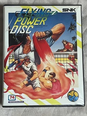 FLYING POWER DISC NEO GEO ROM SNK Japan Import Free shipping FedEx DHL Tested - Image 1 of 4