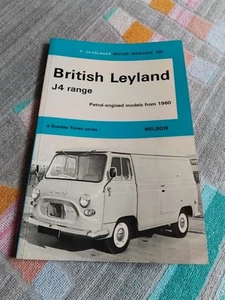 BMC Austin Morris British Leyland J4 Van Owners Workshop Manual Handbook NOS VGC - Picture 1 of 19
