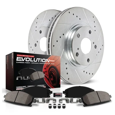 Kit de freio dianteiro Power Stop Z23 Sport para 06-20 Subaru Tribeca WRX Outback Legacy - Imagem 1 de 4