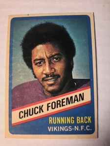 1976 Wonder Bread Chuck Foreman #2 Minnesota Vikings - Picture 1 of 2