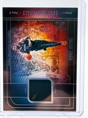 2024-25 NBA Silhouette Kyrie Irving FINALS Actual Game Worn Patch Worn 6/6/24 - Image 1 of 2