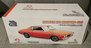 1.18 Classic Carlectables HQ Holden Monaro Gts Tangerine Lone O’ranger Stripes - Picture 1 of 4