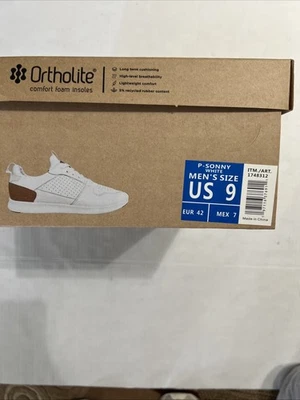 STEVE MADDEN P-Sonny Casual Sneakers Men's Size 9 White 1748312 Worn 1 Time - Image 1 of 4