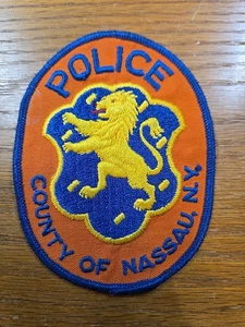 RARE Vintage Collectible  Patch County of Nassau N.Y. Police Patch - Picture 1 of 5