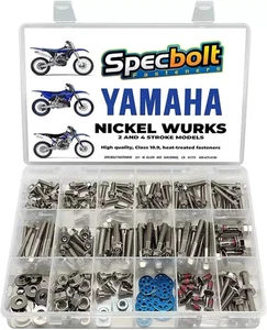 Yamaha YZ/YZF Series Bolt Kit Nickel Wurks YZ80 YZ85 YZ125 YZ250 YZ250F Y450F - Picture 1 of 10
