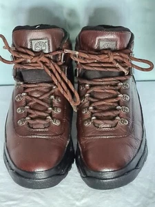 Timberland low Brown leather Hikers-walkers Boots 7UK EU40 Unisex VGC - Picture 1 of 10