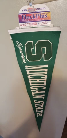 MICHIGAN STATE SPARTANS NCAA VINTAGE WOOL PENNANT 7/14/22 Cover