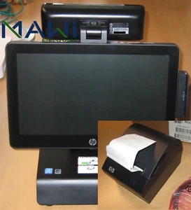 HP rp2030 POS / 4GB / 256GB SSD / 14 pulgadas táctil / sistema de punto de venta con impresora de bonos - Imagen 1 de 6
