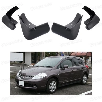 Guardabarros guardabarros guardabarros guardabarros 4 piezas para Nissan Tiida Versa 2004-2012 C11 Foto 1 de 4