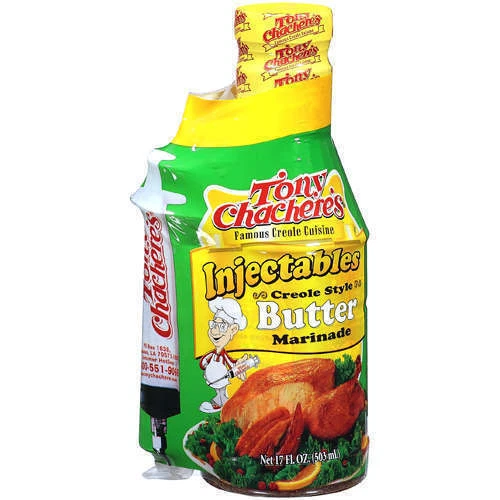 Tony Chacere's Injectable Butter Marinade 17 oz (4 Pack)