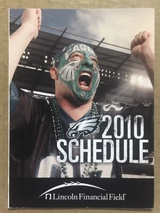 2010 Philadelphia Eagles NFL Pocket Schedule-Lincoln Financial Field-Acme - Picture 1 of 3
