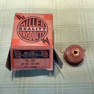Miller 691 20mH 125mA R.F. choke  - Picture 1 of 4