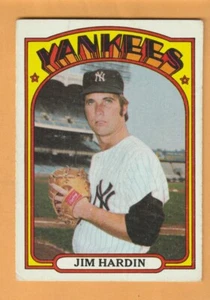 Jim Hardin New York Yankees 1972 Topps #287 Memphis State Tigers - Picture 1 of 2