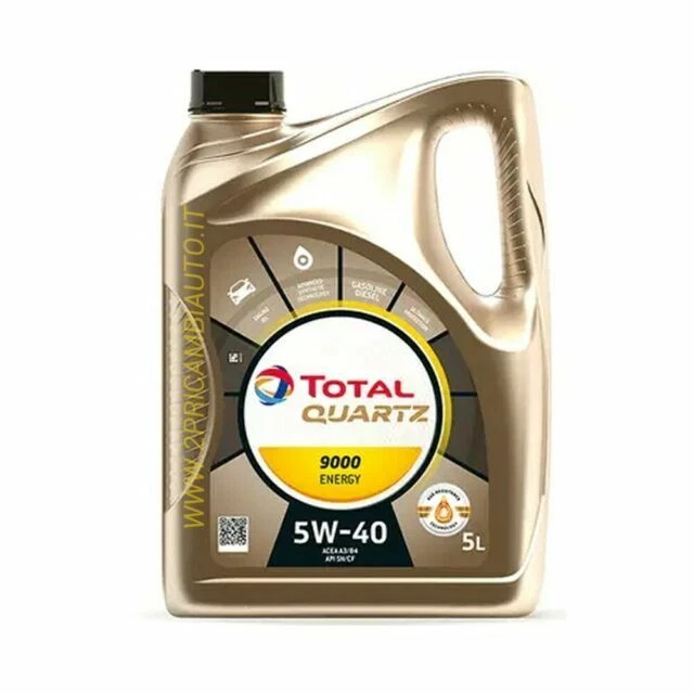 Total Quartz 9000 Energy 5W-40 5L Lubrificante per Motori Diesel e Benzina