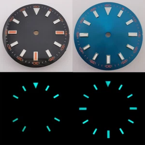 28.5mm luminous Watch Dial Fit NH35 NH36 Miyota 8215 ETA 2824 PT5000 Movement - Picture 1 of 8