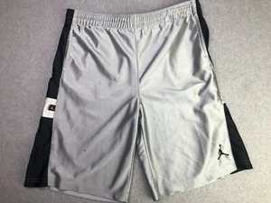Air Jordan Youth XL Basketball Shorts Gray W/Black Accents - Picture 1 of 14