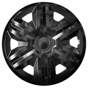 4x15" Tapacubos Tapacubos Citroen Nemo Negro 15" - Imagen 1 de 4