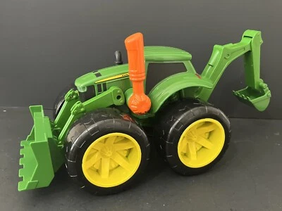 John Deere Monster Treads Lever Tractor Tomy Works! Lights & Sounds - Image 1 of 4