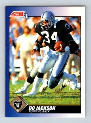 1991 Score #100 Bo Jackson - Image 1 of 2