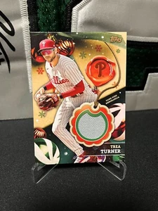 Trea Turner # Phillies # 2024 Topps Holiday Mega Baseball RELIC CARD #RC-TT - Picture 1 of 2