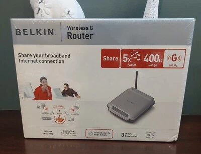 Belkin Wireless G Router New Old Stock Factory Sealed - Image 1 of 4