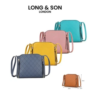 LONG&SON Women’s CrossBody Shoulder Strap Messenger Bag 4 Colours Holiday - Picture 1 of 11