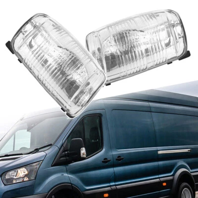 For 15-21 FORD TRANSIT 150 250 350 HD Side Mirror Turn Signal Light Left & Right - Image 1 of 4