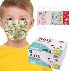 100PC Face Mask Kid Children 4-PLY Disposable Cartoon Cover Multi-Color US Stock