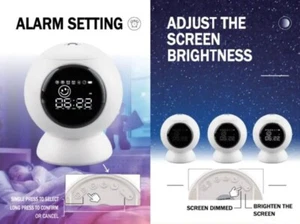 LED Alarm Clock Star Projector Galaxy Light With Remote New/Open Box ✨ - Picture 1 of 1