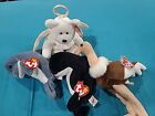 Ty Beanie Baby Lot Of 4, Halo 1998, Echo & Waves 1996, Stretch 1997 New W Tags 